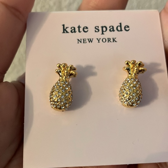 Kate spade pineapple earrings - Picture 5 of 10